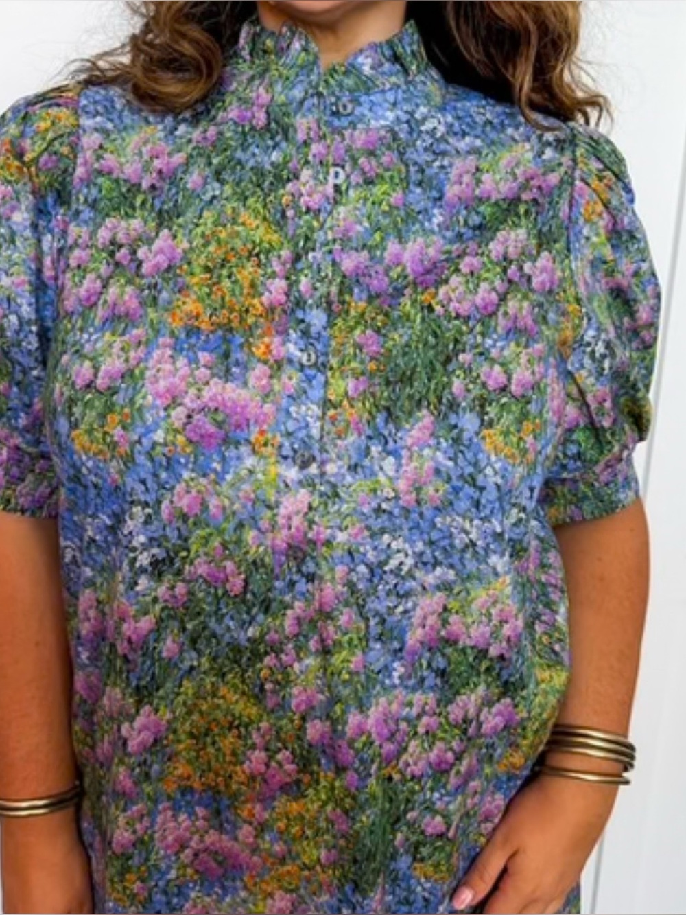 The Amelia Dress by Entro in Blue Monet - Stunner!!! 🌺 👗